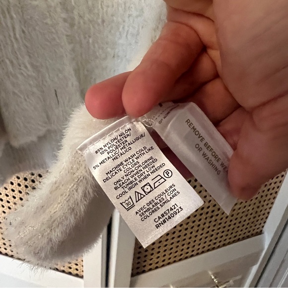 Ann Taylor Fuzzy Twin Set - Picture 3 of 5